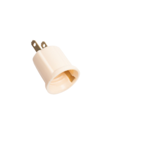 Socate Plastico C/Enchufe (Probador) Rosca E-27 Marfil