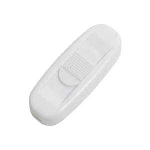 Interruptor Superficial Tipo Switch P/Lamparas Plastico Blanco