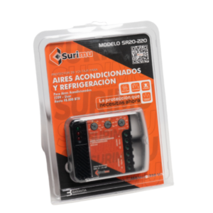 Protector De Voltaje Para A/C Y Refrigeradores Sr20-220 220V-3 Hp Hasta 48000