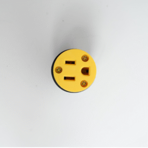 Toma Corriente Hembra Us35 3S,C/Tierra, Cubierta De Goma, C/Abrazadera,125V-15A