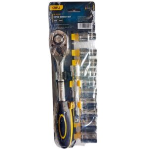 Set De Dados Con Criquet 1/2 12 Pz 10 A 24Mm