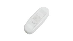 Interruptor Superficial Tipo Switch P/Lamparas Plastico Blanco