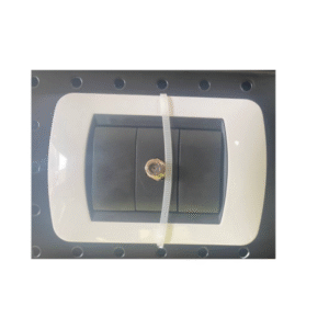 Toma P/Conexion Tv X Cable (Coaxial) P/Empotrar, C/Tierra, Serie Bv, . Blanco/