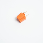 Adaptador Convertidor Macho/Hembra C/Tierra 15A-120V Naranja