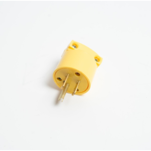 Enchufe U38/3P Vinil C/Tierra 15A-220V Amarillo