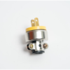 Enchufe U44/2P Metal-Vinil C/Abrazadera Amarillo